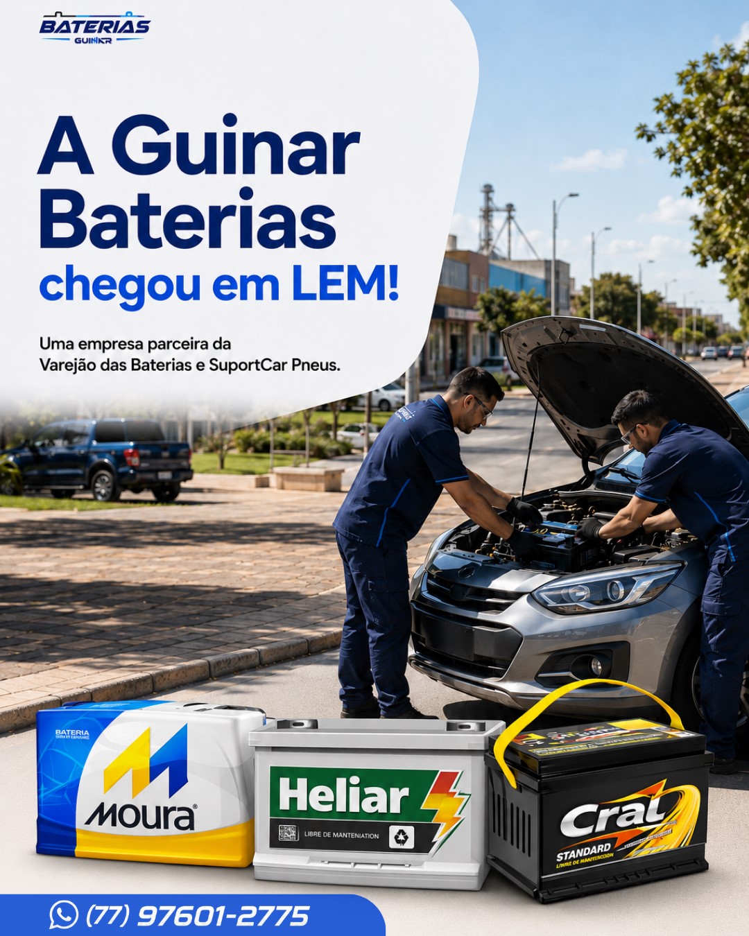A Guinar Baterias chegou em Luís Eduardo Magalhães